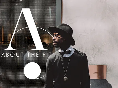 About the Fit Logo branding design logo typography ui ux web