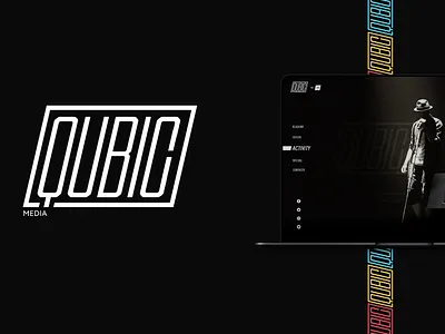 Qubic Media Agency logo design & website agency branding design layout logo logo design logotype media motion pattern photography photography logo poster ui ux web design website website design websitedesign