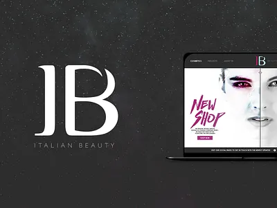 Italian beauty logo design & website branding cosmetics design identity layout logo logo design logotype poster ui ux website website concept website design