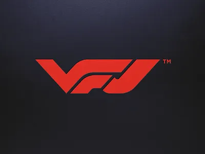 VFV Typography brand brand identity customtype icon illustration logo logomark logotype mark mountainbike shapes speed symbol typography wordmark