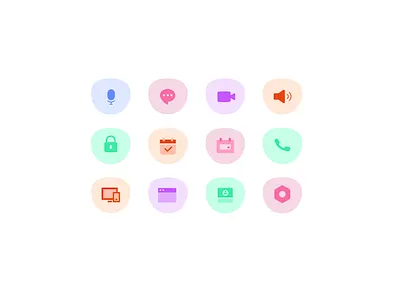 Icons product ui ui ux design vector web