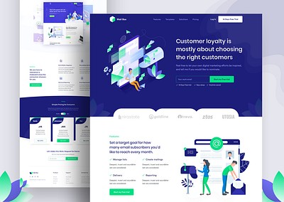 Email Marketing Landing page agency agency landing page animation business clean email marketing inspiration landing page marketing agency typography ui ux website