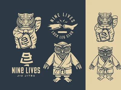 VINTAGE HAND DRAWN T-SHIRT DESIGN CONCEPT design graphic designer illustration illustrator jiujitsu martial arts retro badge retro design rustic design tshirt design vintage badge vintage logo