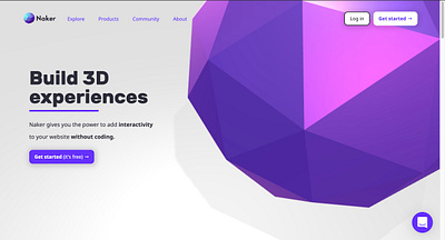 Naker.io - Put 3D in your web! 3d webdesign