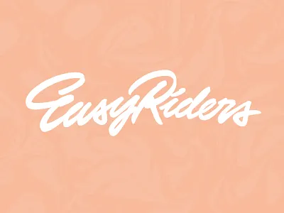 Easy Riders branding custom type design handlettering lettering logo logotype type typography логотип