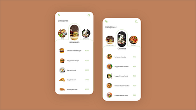 Restaurant/Cuisine Food App UI Design brown burger chinese design dribbble food food app foodie greens hot hotel interaction noodles now pizza responsive restaurant trend trending ui