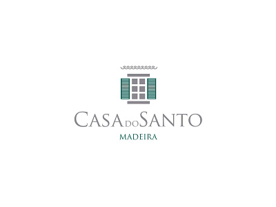 Casa do Santo design logo vector