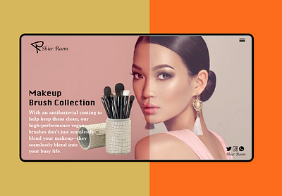 Shier Room Makeup brand design illustration interaction logo logodesignbrand