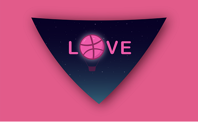 Hello Dribbble ! design gradient hello dribbble hello world illustration illustrator logo space vector