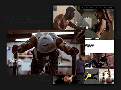 Powerlift - Fitness and Gym Theme branding creative crossfit design fit fitness gym logo modern sports sportswear theme typography ui ux web webdesign website wordpress workout