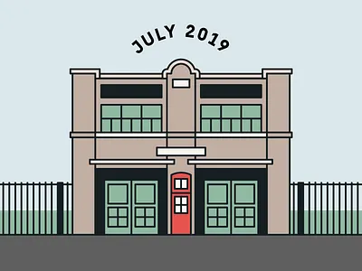 Newsletter Illustration architecture architecture visualization design illustration typography vector