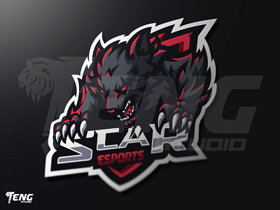 ANGRY WOLF SCAR MASCOT LOGO ESPORT SPORT CHARACTER VECTOR brand branding character design esport fortnite game logo mascot overwatch sport team