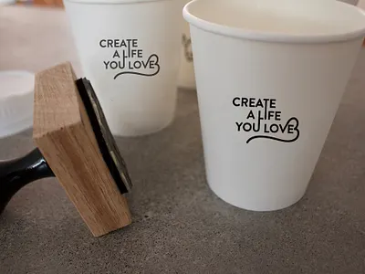 coffee stamp mockup coffee stamp stamp