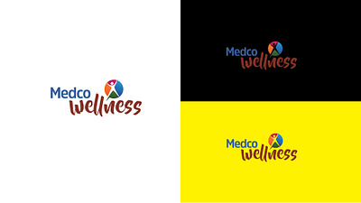 Medco wellness logo design clicnic flat healthcare logo design medical vector