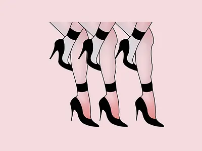 003 icon legs lines rose