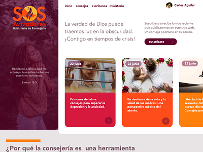 sos-avivadores-consejos adobexd consejería sos avivadores web