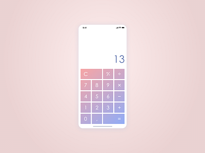 Daily UI 004 app calculator daily ui mobile ui ux