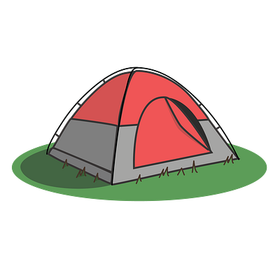 Sleep Outside camping design illustration minimal outdoors simple tent