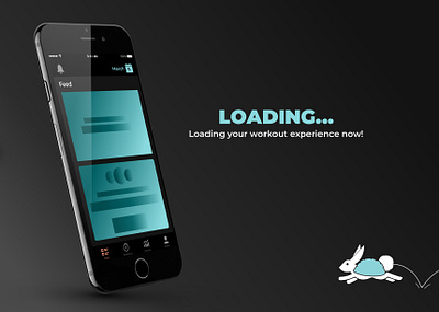 Tortoise Hare Skelleton Screen app design art design ui ui design uidesign ux ux design uxdesign