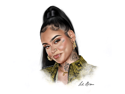 Kehlani Digital Painting apple art digitalpainting drawing hand drawn illustration illustrator painting procreate sketch