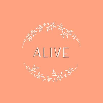 Alive design handlettering illustration ipad lettering letters procreate type typography