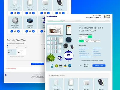 Shopping Landing Page Concept Redux design e commerce e commerce design home security ui ux website