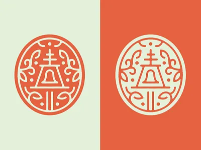 Riverside, CA Sticker bell california city cross design duotone flourish hometown icon illustration leaves logo minimal navel orange raincross riverside simple sticker