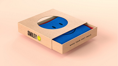 Smiley Socks Concept apperal art direction brand identity branding design fashion graphic design happy makgrafix marketing collateral packaging smiley socks