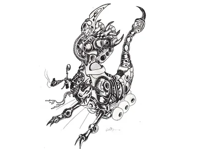 biomechanique #347 illustrations traditionalart