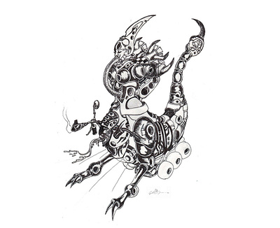 biomechanique #347 illustrations traditionalart