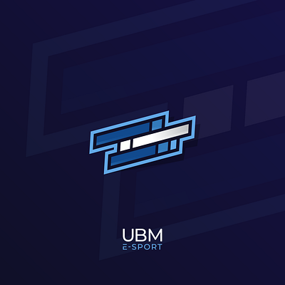 UBM E-Sport (unofficial) branding esport minimalism simple simple logo sport sports branding team