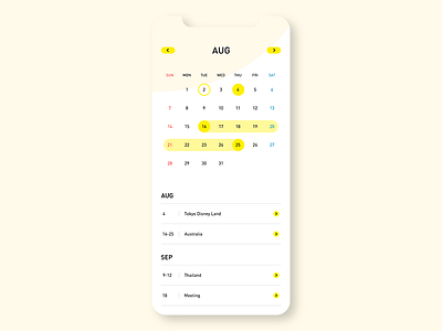 Datepicker app branding concept conceptui design ui ui ux