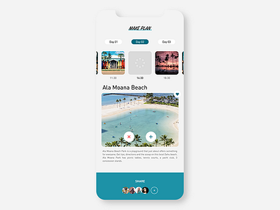 Itinerary branding concept conceptui design ui ui ux