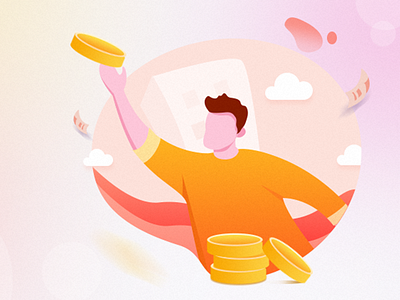 Financial Illustration illustration ui 插图 矢量