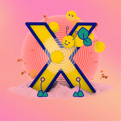 X for 36 Days of Type 2d 36days 36daysoftype 3d aftereffects ai bellapark branding c4d character concept design illustraion illustration lettering maxon motion design motiongraphic typogaphy vector