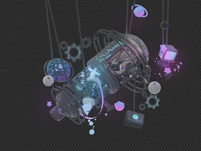 Telescope Space 3d animation astrology astronaut blender c4d comet illustration isometric outerspace particles planets space telescope videogame vr