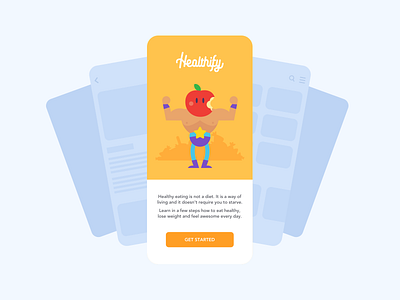 health app app apple character design eating flat fruits fruits and vegetables online health healthcare healthy ios iphonex lifestyle mockup ui ux vector weightloss