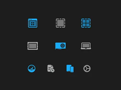 Geekbench 5 UI Icons geekbench icons macos macos app primate labs ui icons