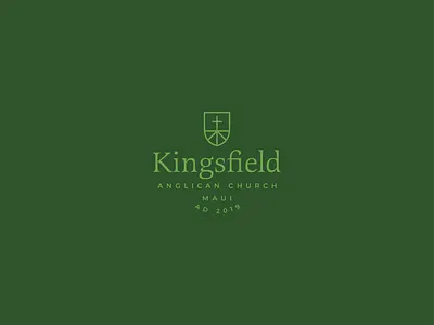 Kingsfield Anglican Church branding church cross kingsfield
