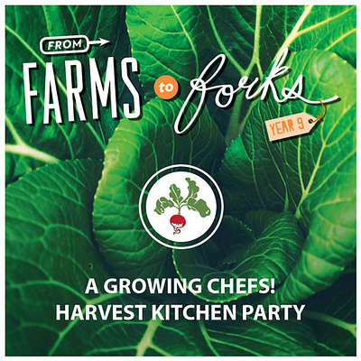 From Farms to Fork Gala branding design food graphic design icon logo poster design vancouver