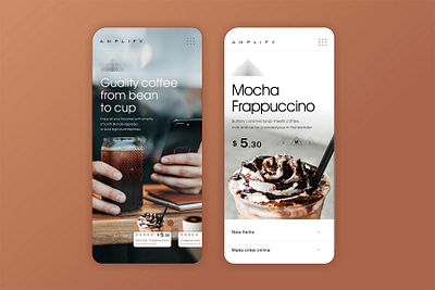 It's a cafe project app design illustration logo ui web