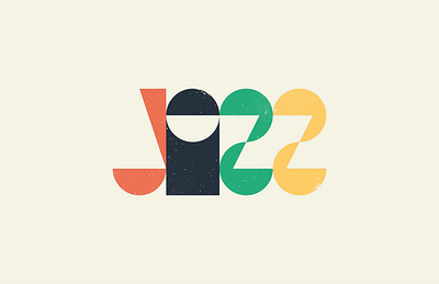 JAZZ circle graphicdesign icon letterpress pictograms print design printmaking square typography vector