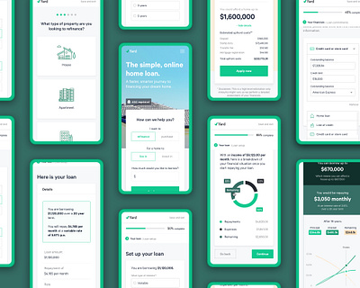 Yard - Website and Product (Mobile) app clean finance fintech green ios minimal mobile mobile app mobile app design product ui website