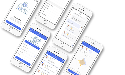 Doctor Finder clean dailyui doctor find doctor health ios iphone medical radar radar chart ui