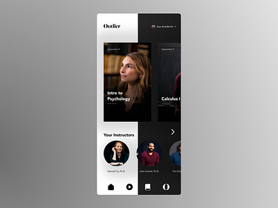 Outlier.org | The World's Best Online Education (Mobile) edtech education interaction design mobile outlier.org product design ui ux