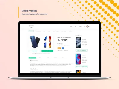 E commerce accessories brand design branding color design ecommerce gradient gradient color gradient ui minimal minimal design product product page redesigned shopping app ui ux uxdesign web web design