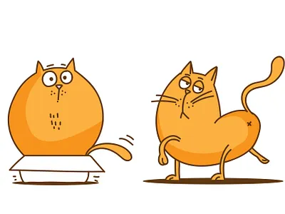 Cat character branding cat character flat kids logo ui vector vector illustration vectorart