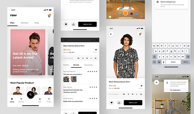 E-Commerce Mobile App Exploration (Freebie here!!) 3d app augmented clean dailyui dribbble ecommerce fashion flatui gradient icon iphonex mobile app retail shop typography ui uiux ux