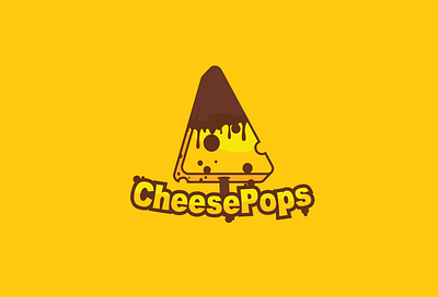 CheesePops abstract design abstract logo branding cheese cheesecake clean design design illustration logo logo design concept logo designer logo vector mark mascot professional restaurant restaurant logo