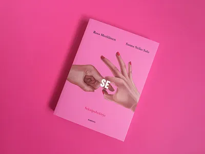 Book cover book book art bookcover books illustration branding color cover design digitalart finland finnish girly illustration pink print woman